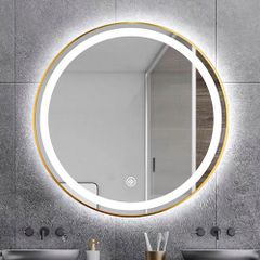 Gương Trang Điểm Tròn Đèn Led Cảm Ứng GP245