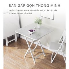 Bàn ăn chân sắt gấp gọn tiện lợi - GM125