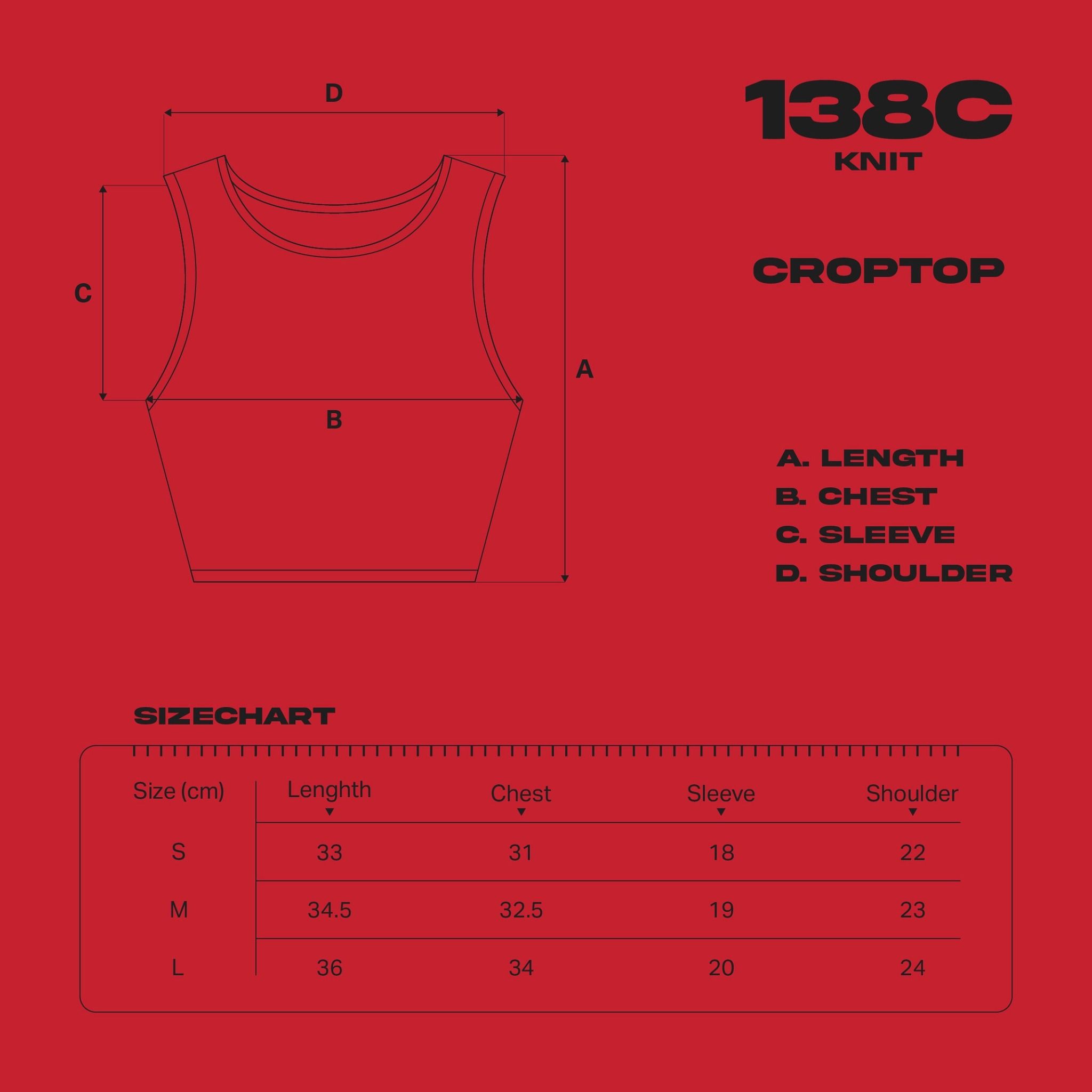 TRUE LOVE KNIT CROPTOP