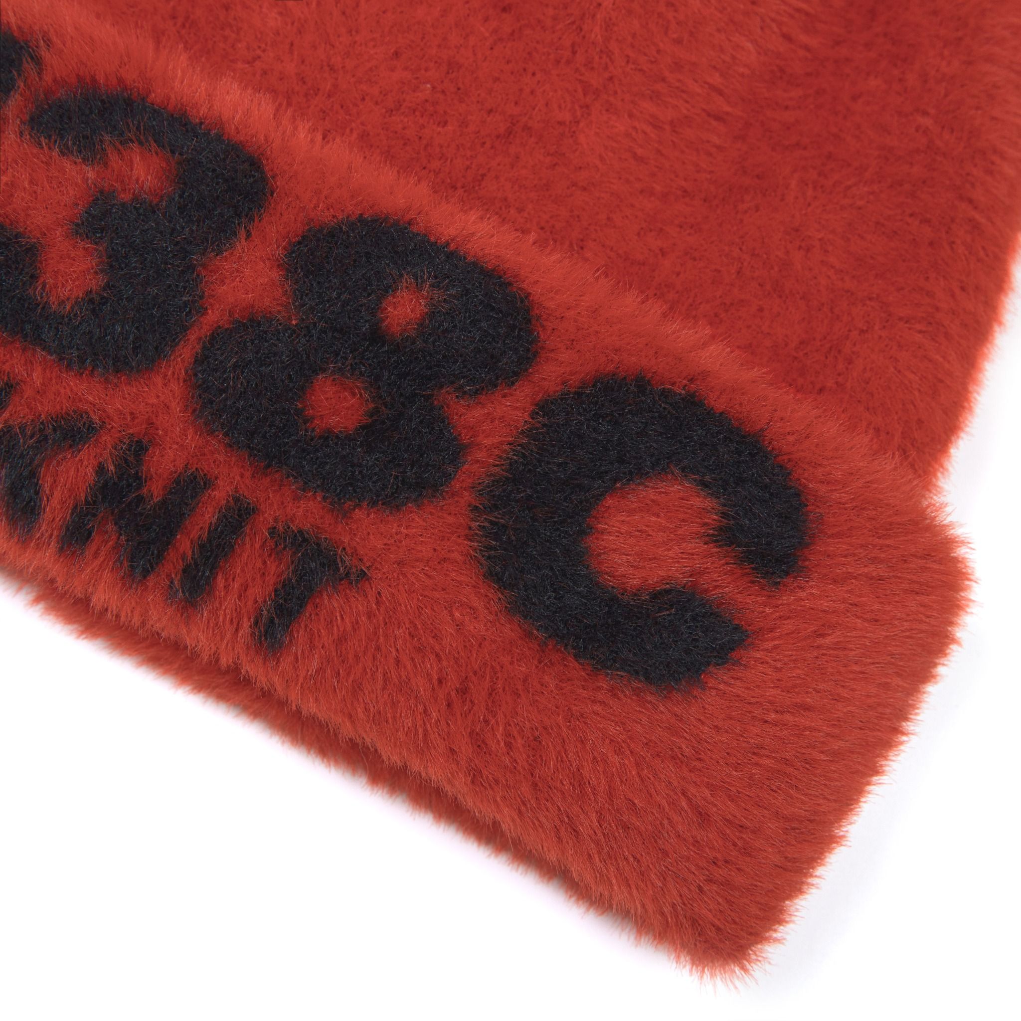 BURNING LOVE KNIT FUZZY BEANIE