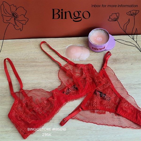  Set Bra Fleur cao cấp BS018 