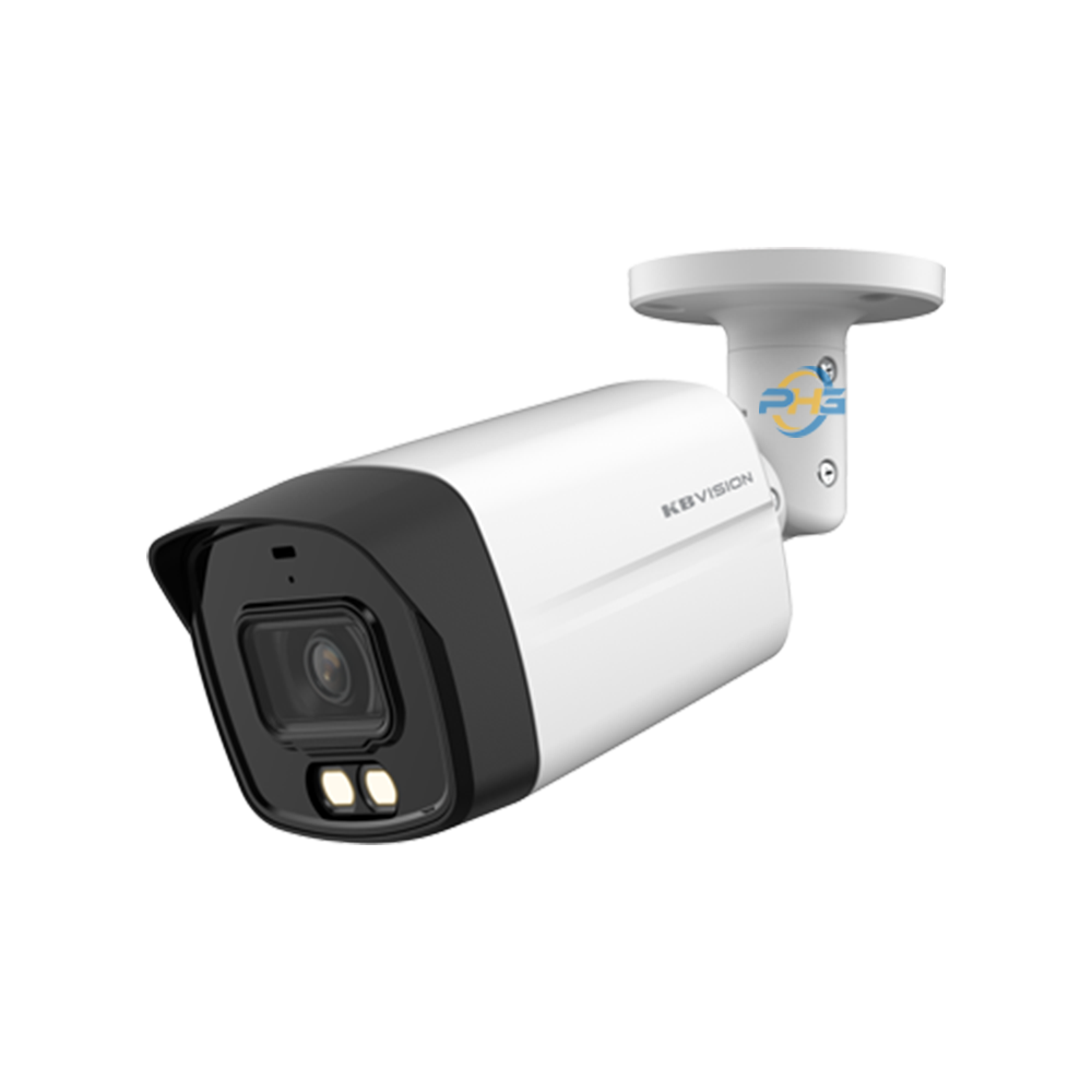  Camera KBVISION KX-AF2003L-DL-A | Kết nối dây | 4 in 1 (CVI, TVI, AHD, Analog) | 2 MP | 1080P | Ngoài trời | Cần đầu ghi 