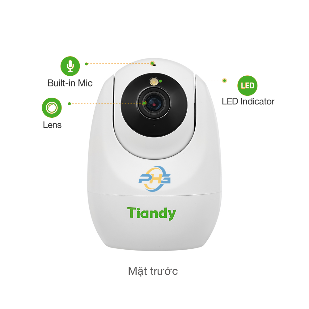  Camera TIANDY Lite Series TC-H332N | Không dây | IP WIFI | 3 MP | Trong nhà 