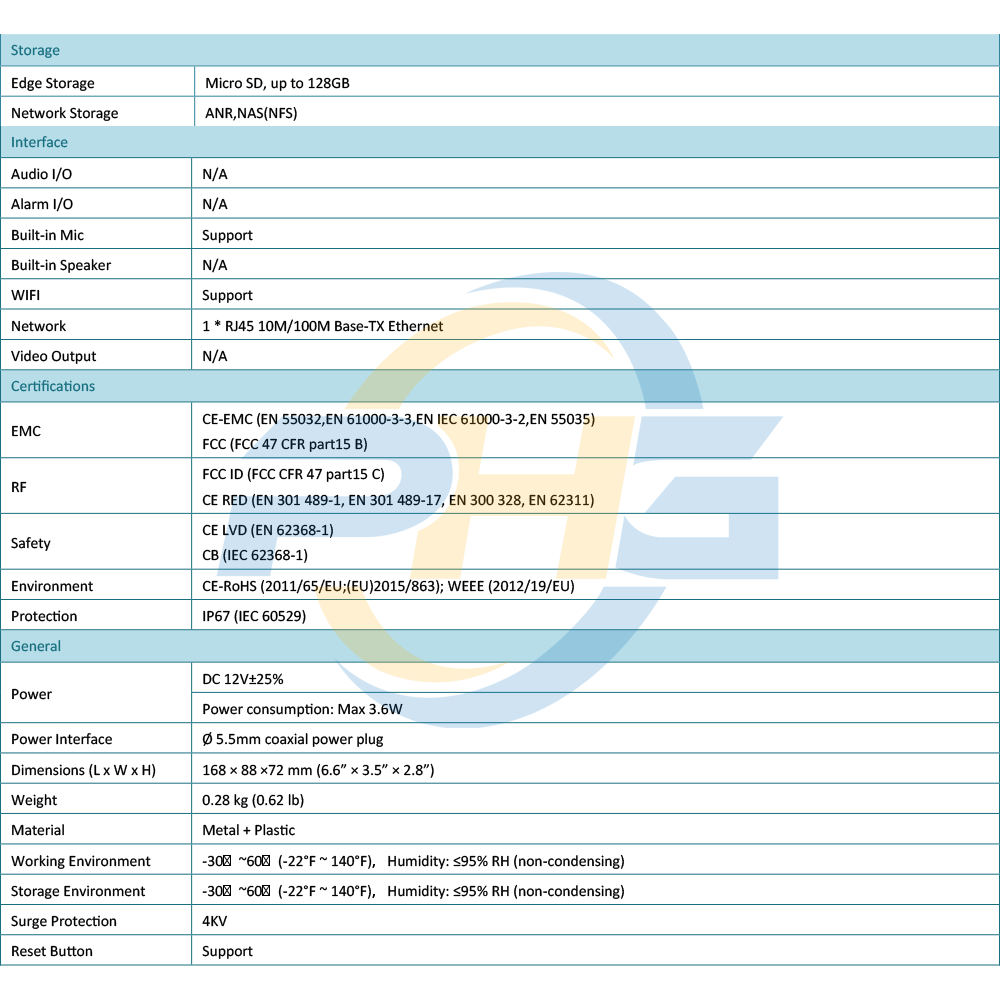  Camera UNIARCH UHO-B0A-M2F4 | Không dây | IP WIFI | 2 MP | 1080P | Ngoài trời 