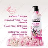  Dầu gội Dầu xả Nước Hoa Cho Tóc Khô Xơ, Chẻ Ngọn Kerasys 600ml Perfume Blooming & Flowery Rinse 