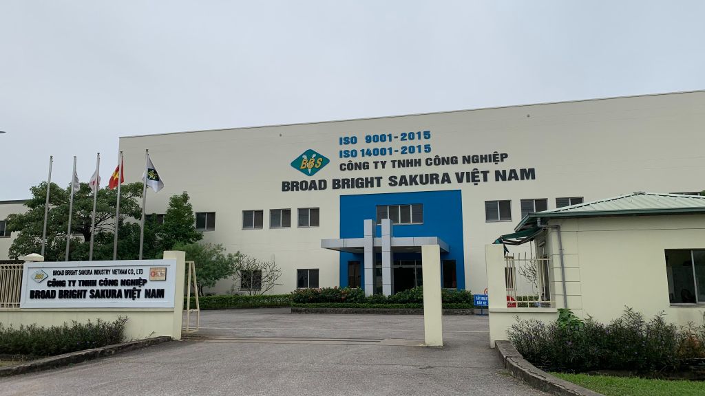  Công Ty TNHH Công Nghiệp Broad Bright Sakura Việt Nam 