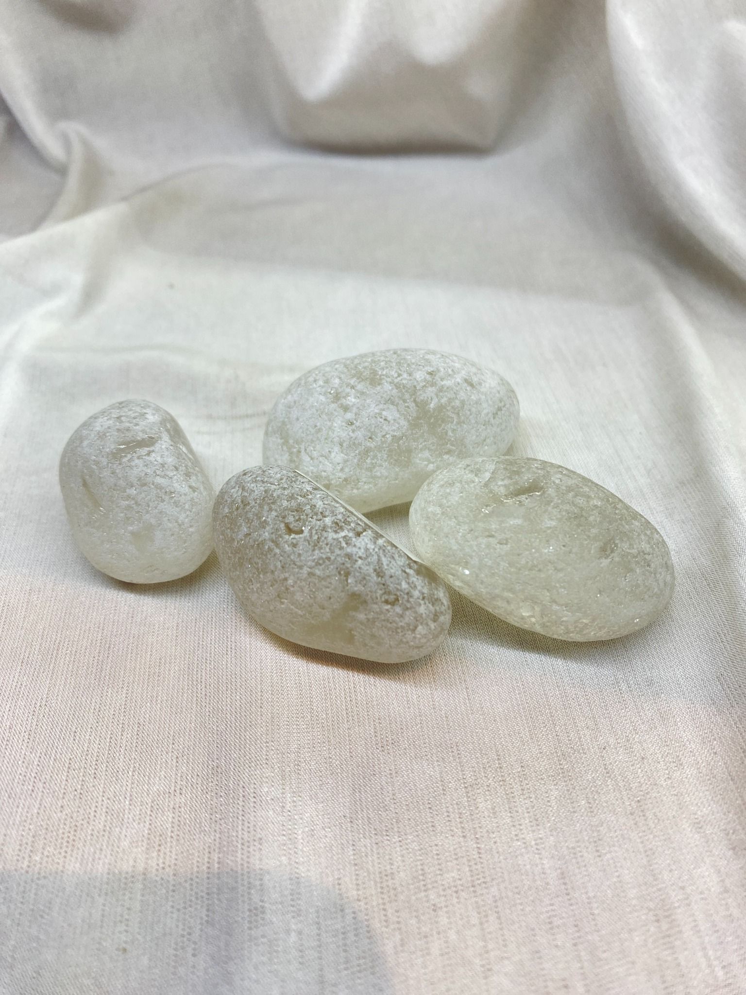 Sỏi Thạch Anh Trắng - Clear Quartz Tumble