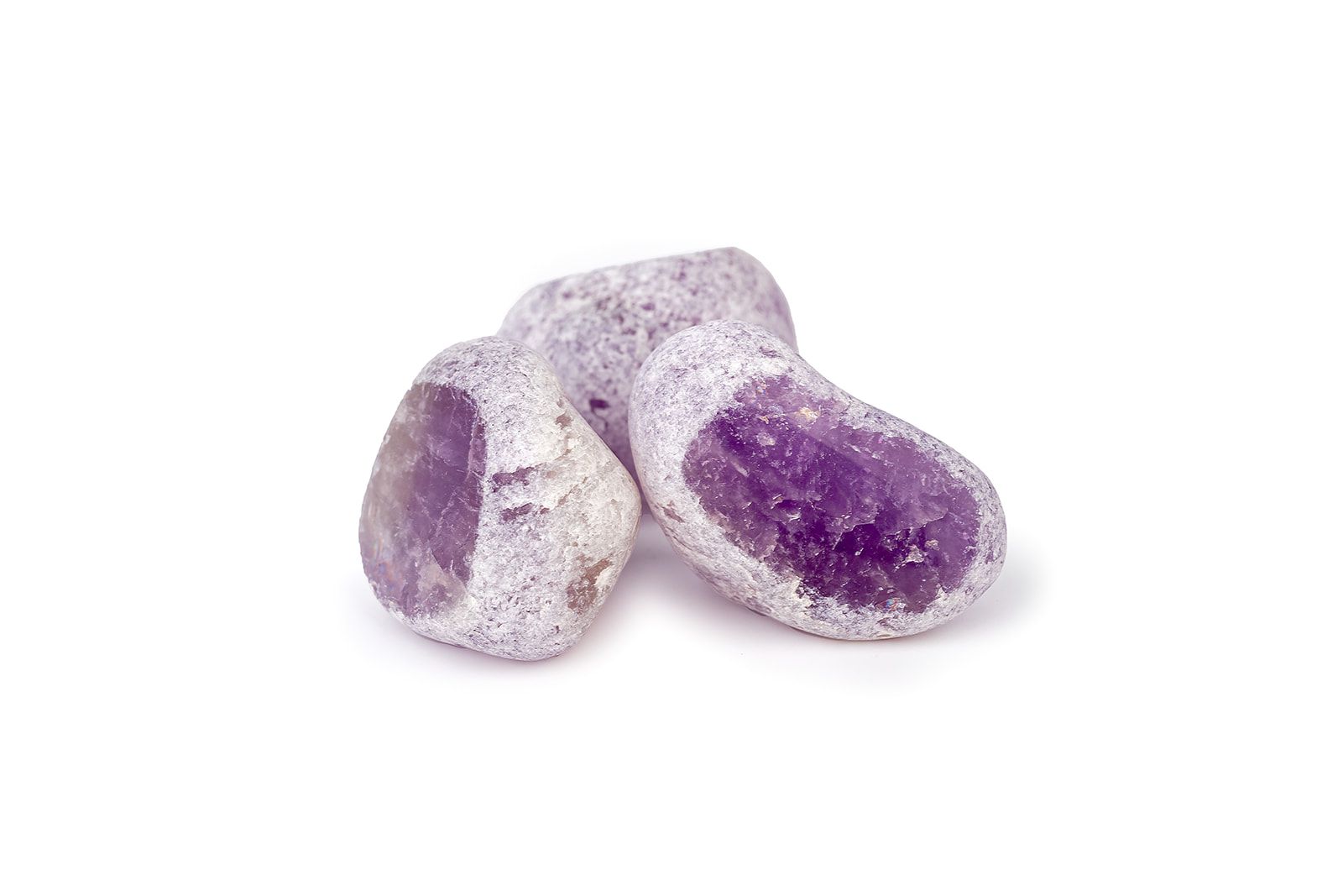 Sỏi Thạch Anh Tím - Amethyst Tumble