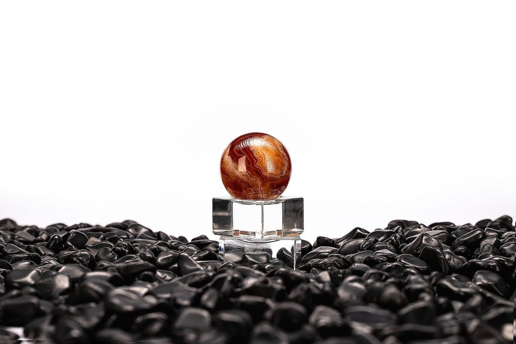 Cầu Mã Não - Agate Sphere