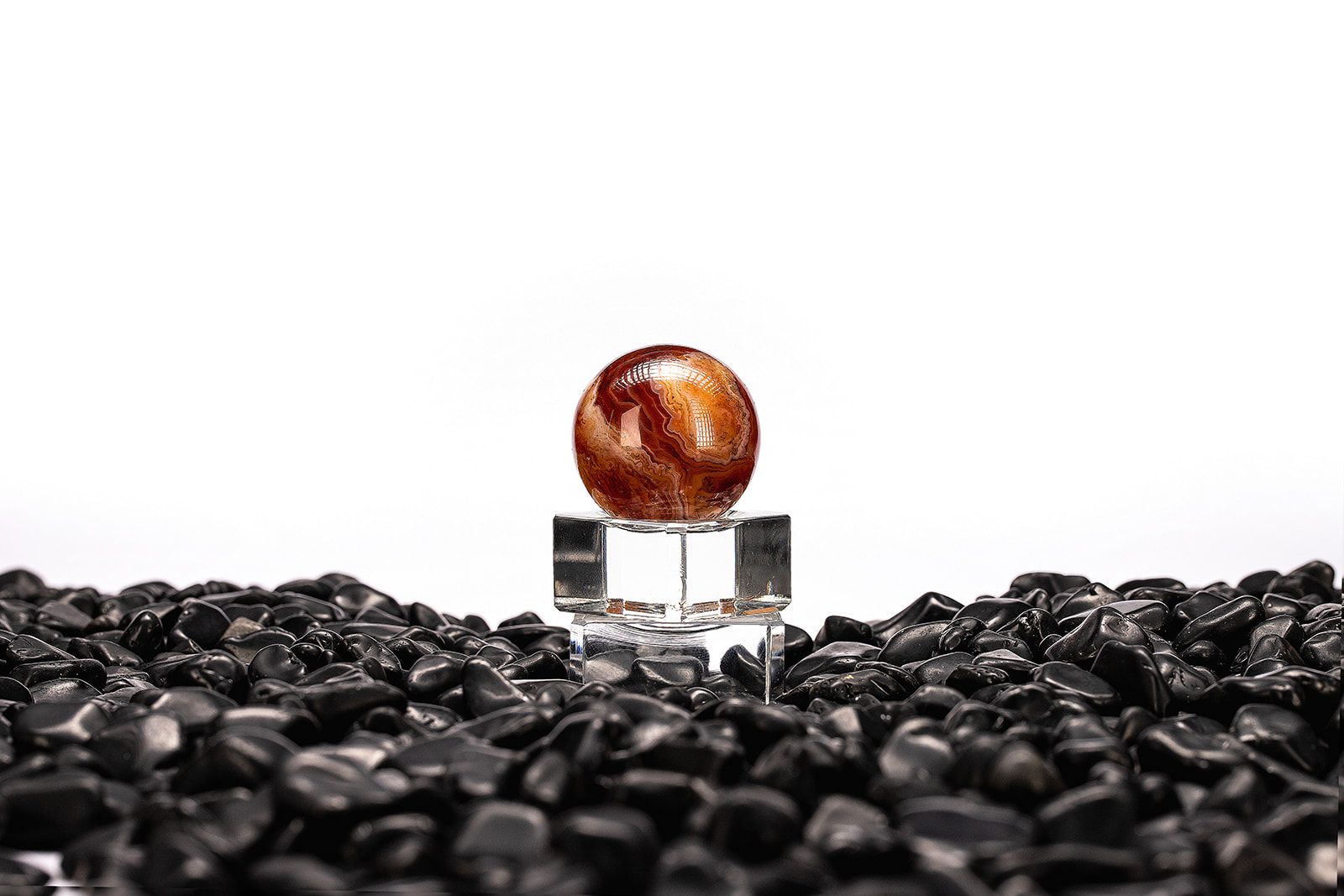 Cầu Mã Não - Agate Sphere