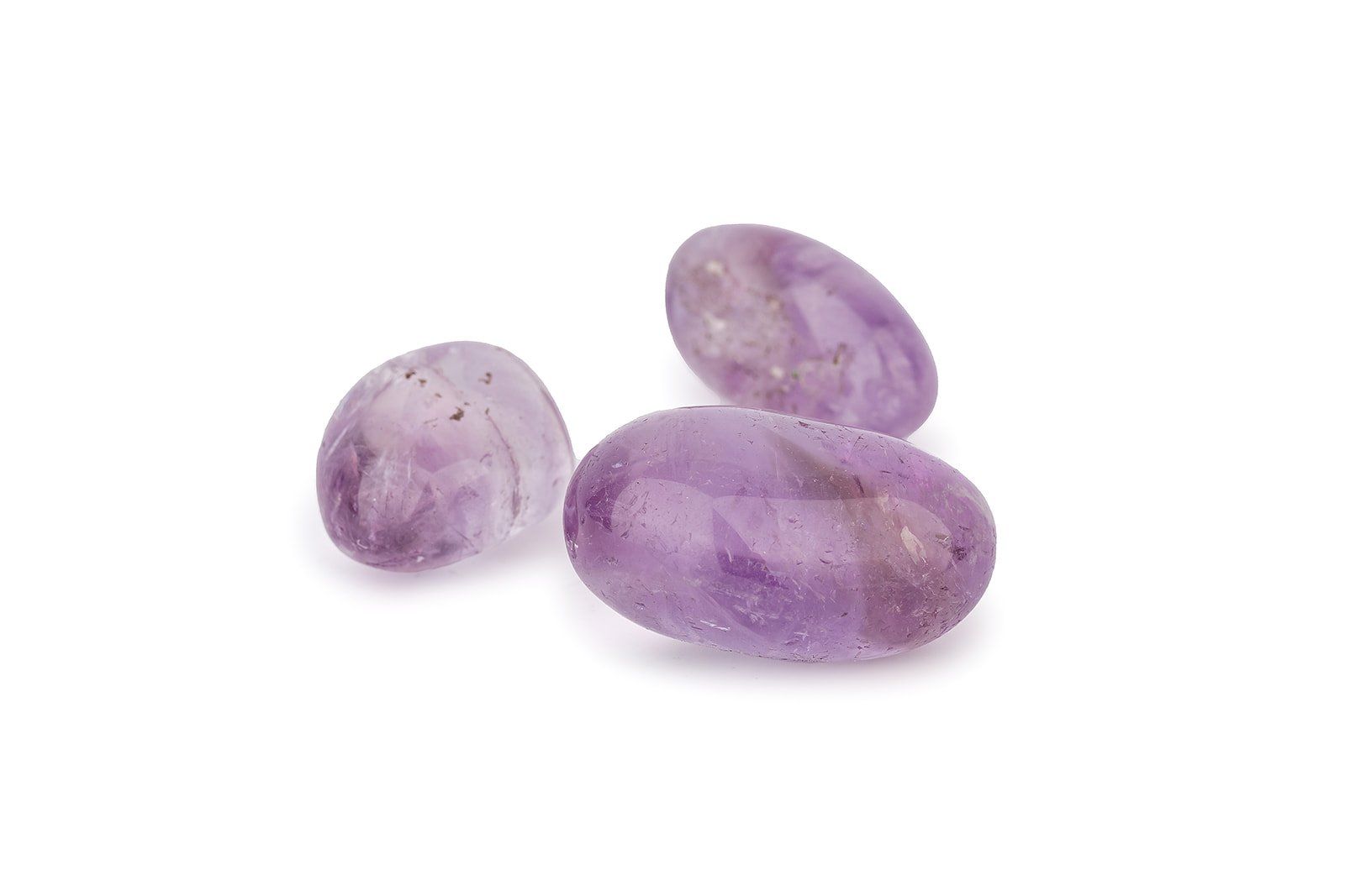 Sỏi Thạch Anh Tím Trong - Amethyst Transparent Tumble