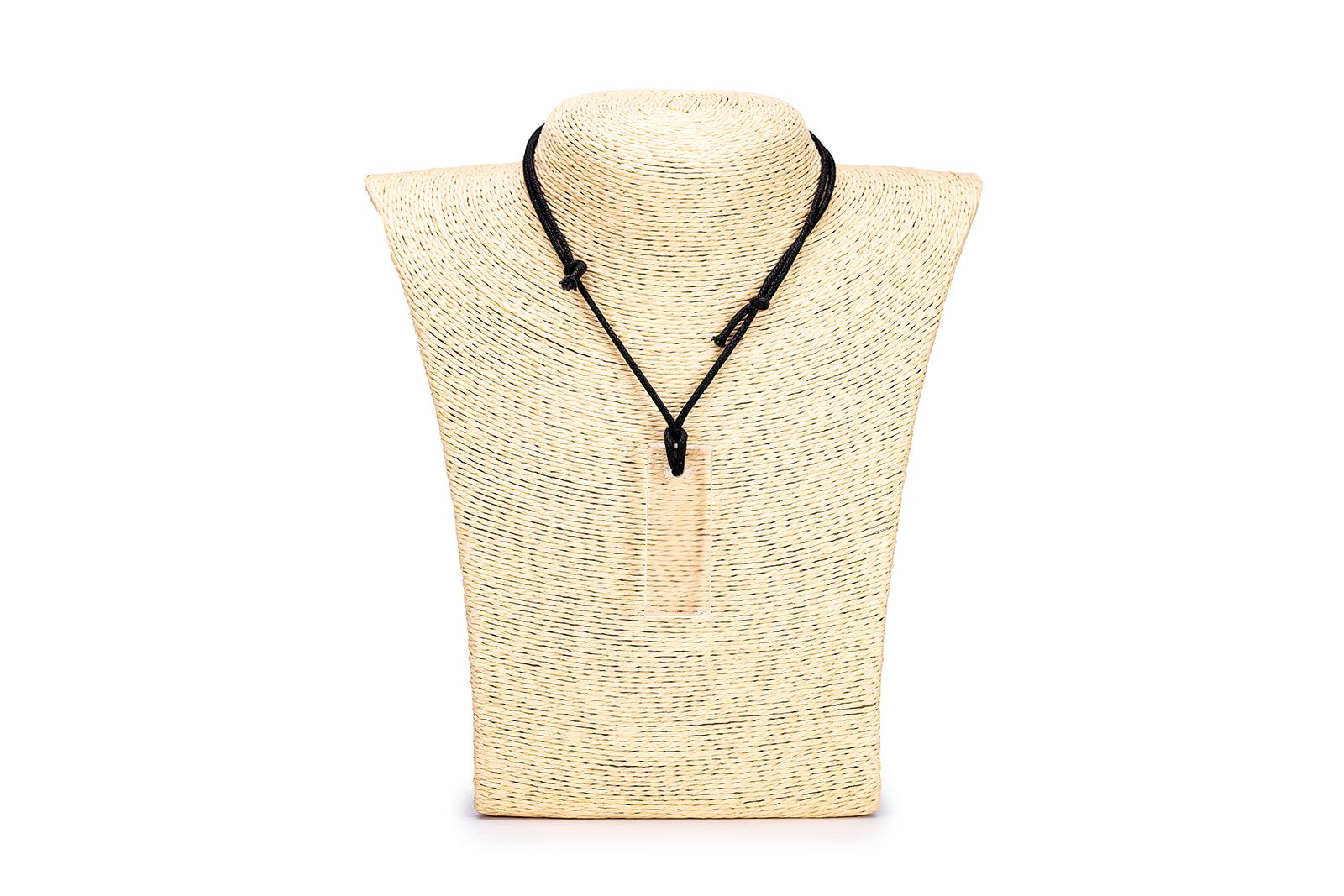 Mặt Dây Đeo Hình Chữ Nhật - Gemstone Rectangular Pendant