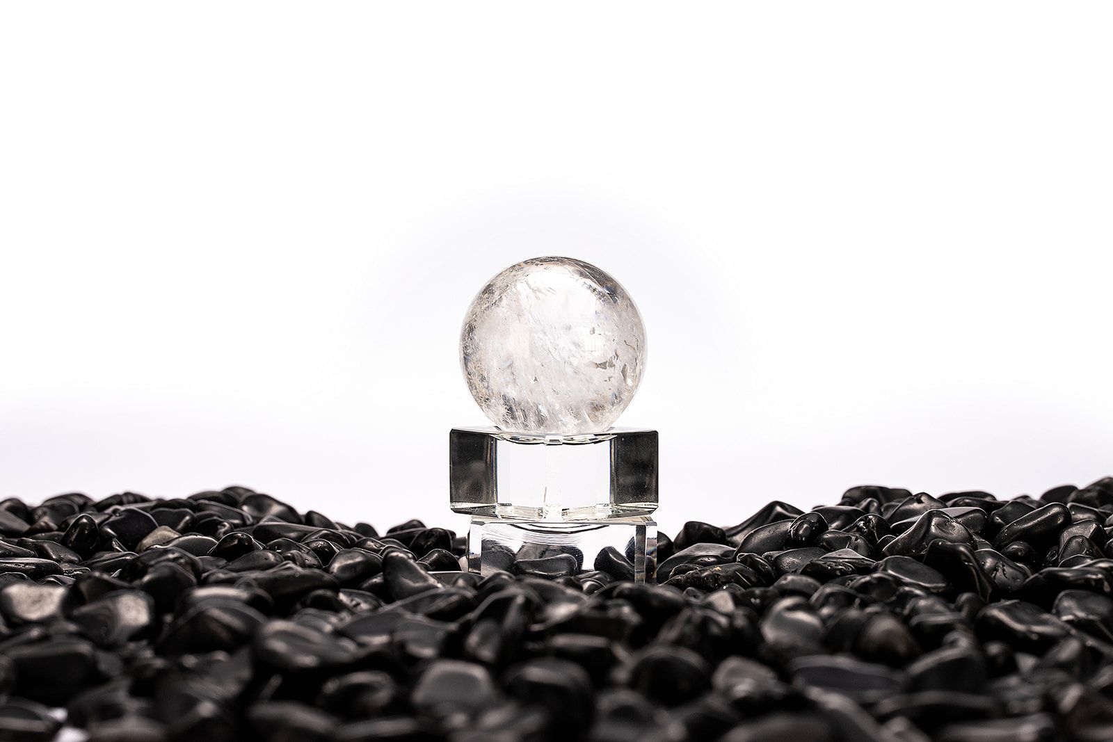 Cầu Thạch Anh Trắng - Clear Quartz Sphere