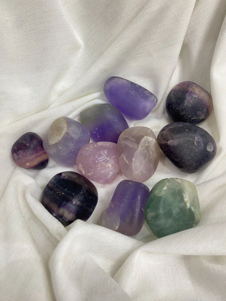 Sỏi Fluorite - Fluorite Tumble
