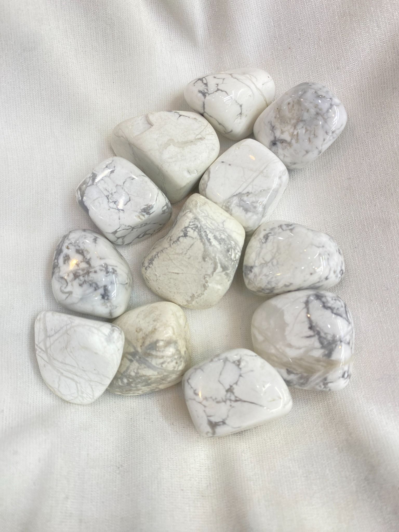 Sỏi Howlite - Howlite Tumble