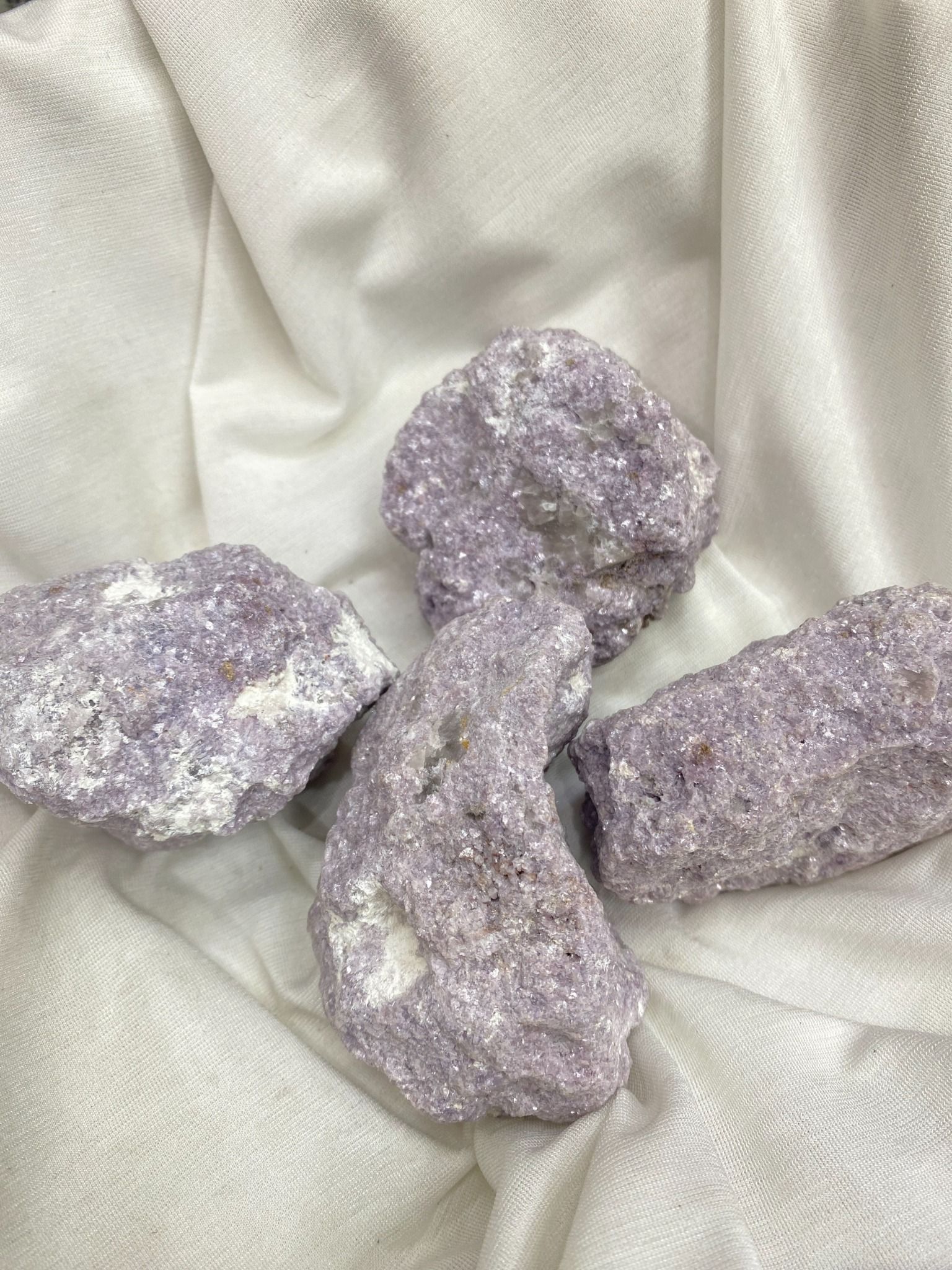 Đá Thô Đá Vảy Rồng - Lepidolite Raw