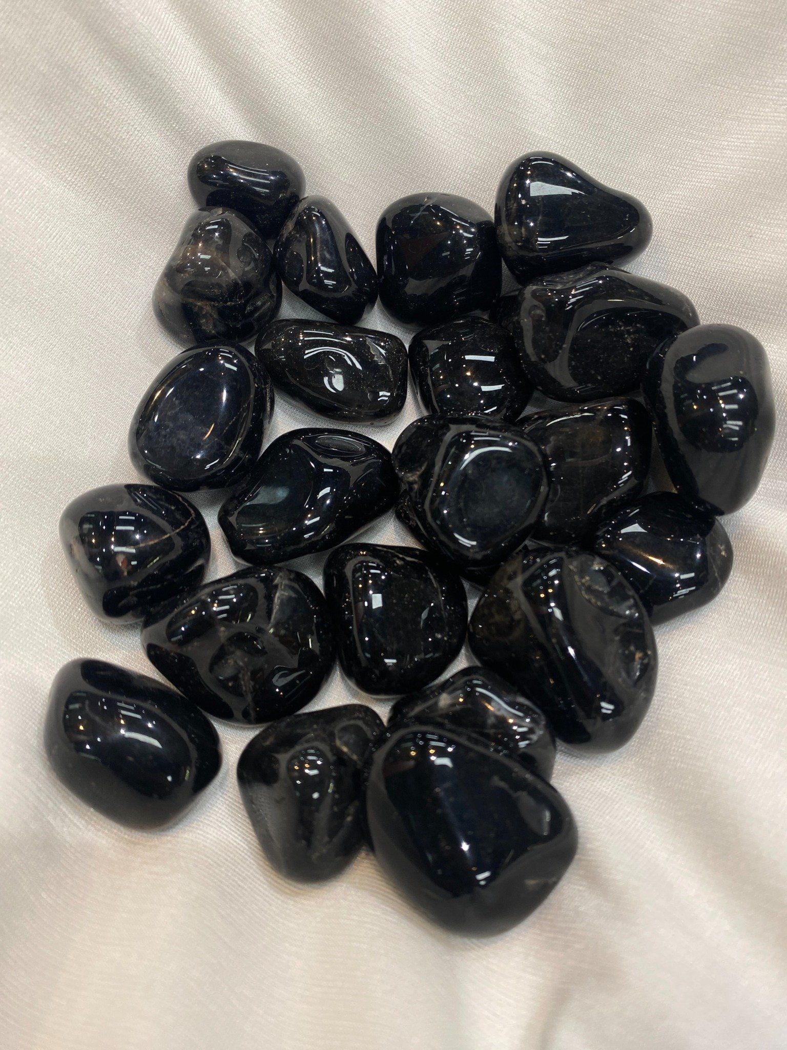 Sỏi Tourmaline Đen - Black Tourmaline Tumble