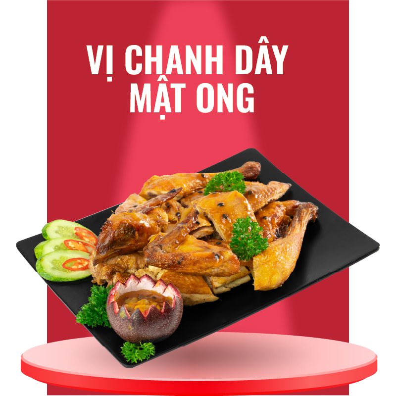 Gà Nướng vị Chanh Dây Mật Ong