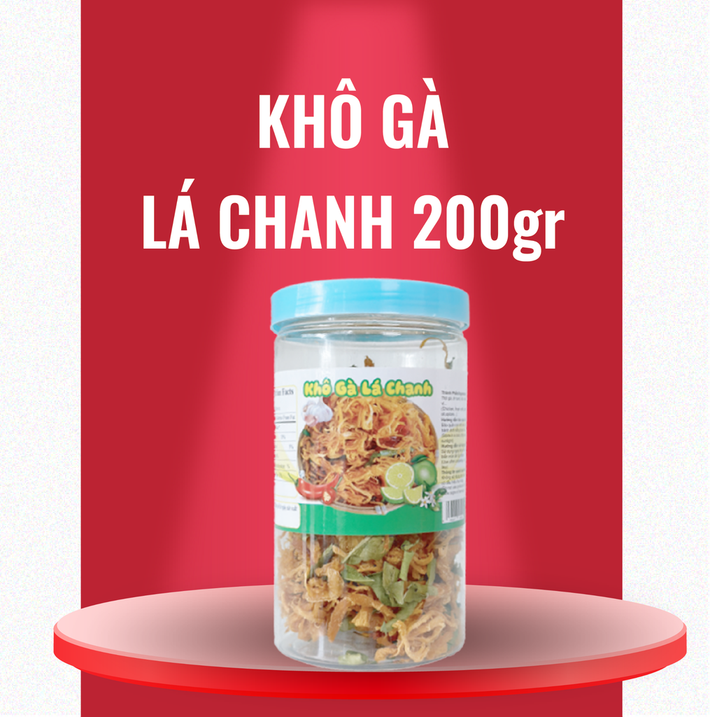 Khô gà lá chanh 200gr