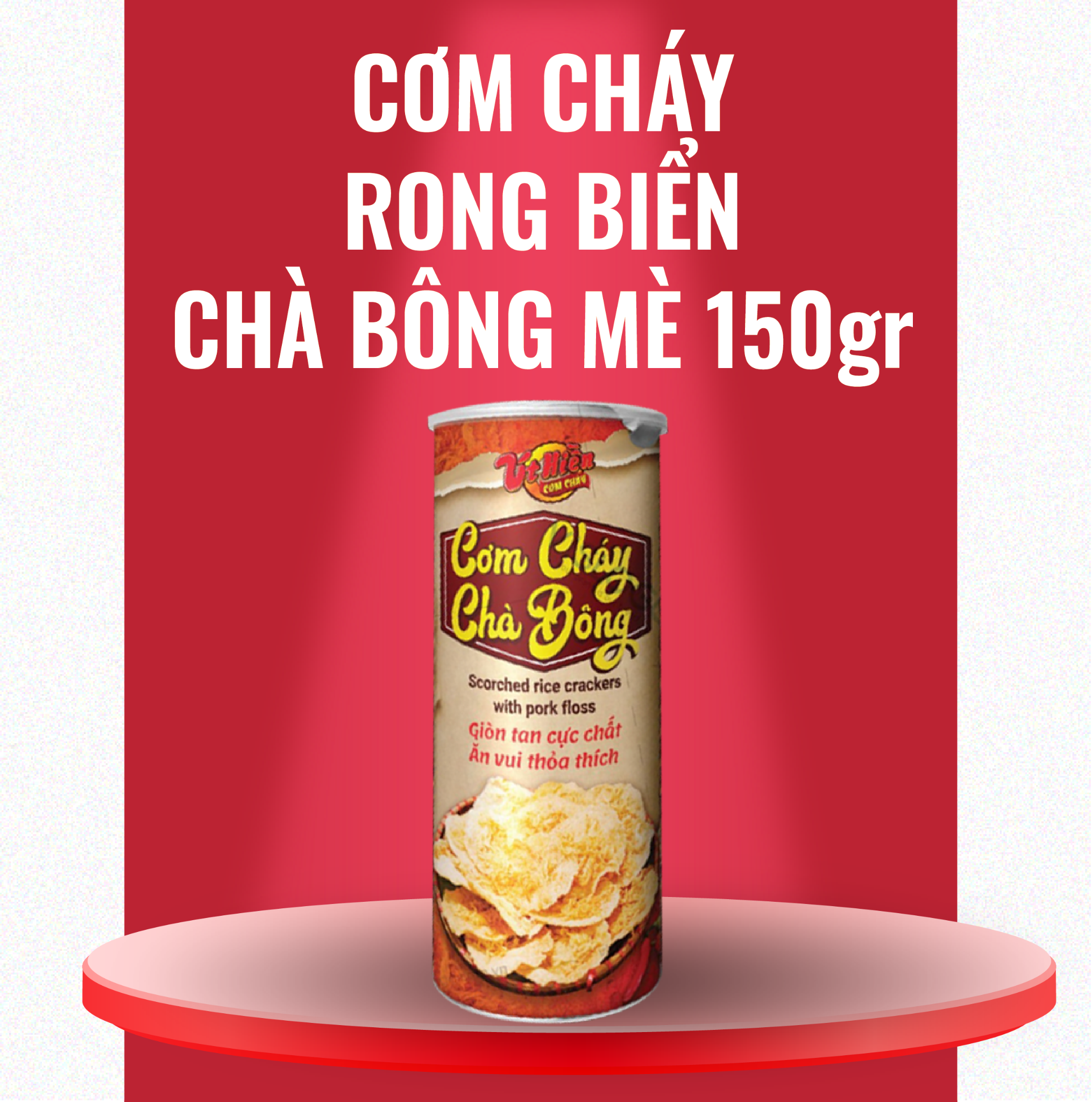 Cơm cháy rong biển chà bông mè 150gr