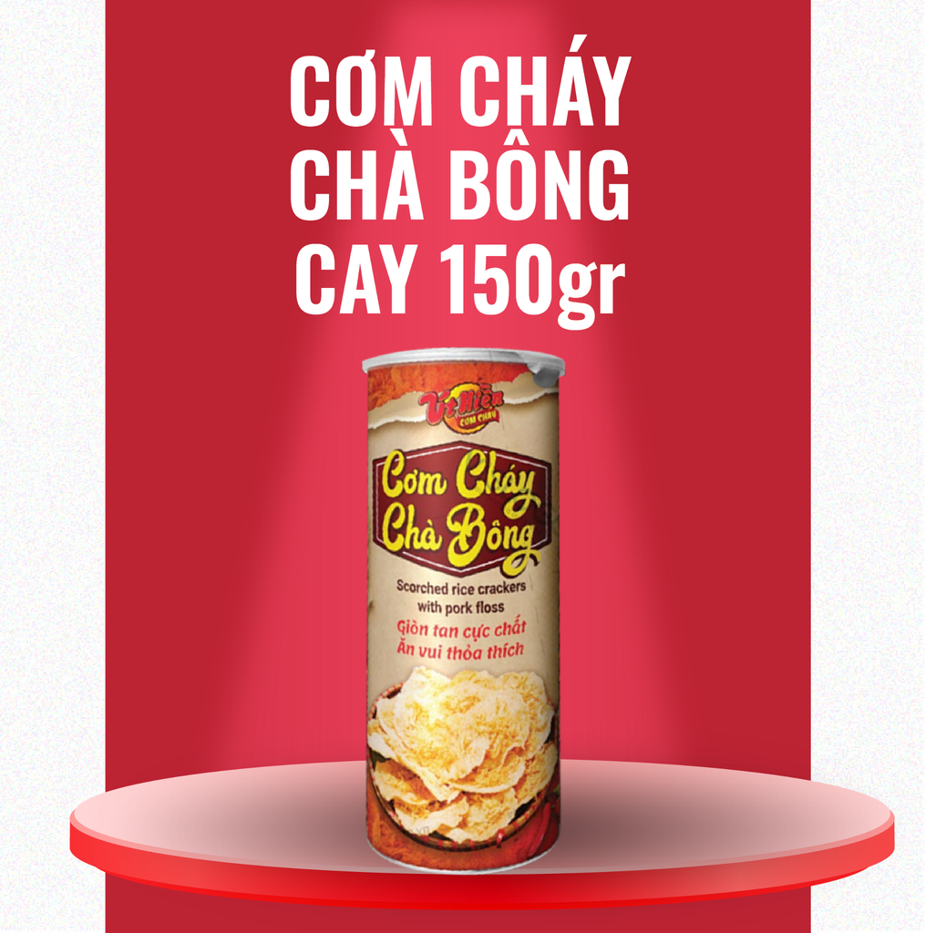 Cơm cháy chà bông cay 150gr