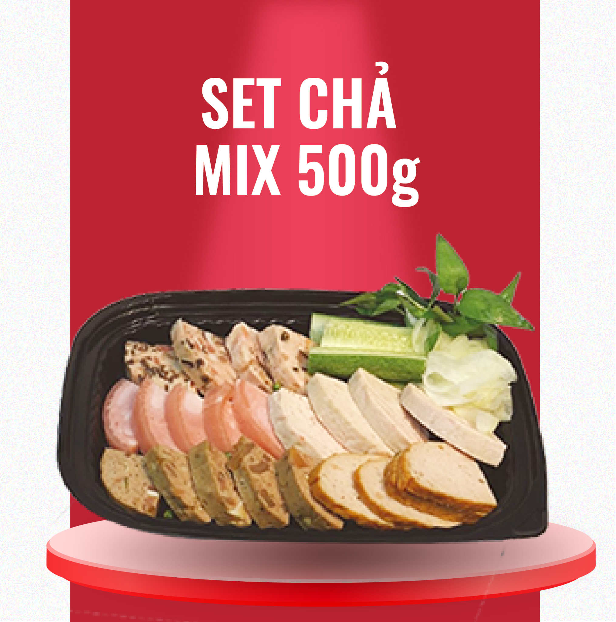 Set chả mix 500g