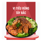  Gà Nướng vị Tiêu Rừng Tây Bắc 