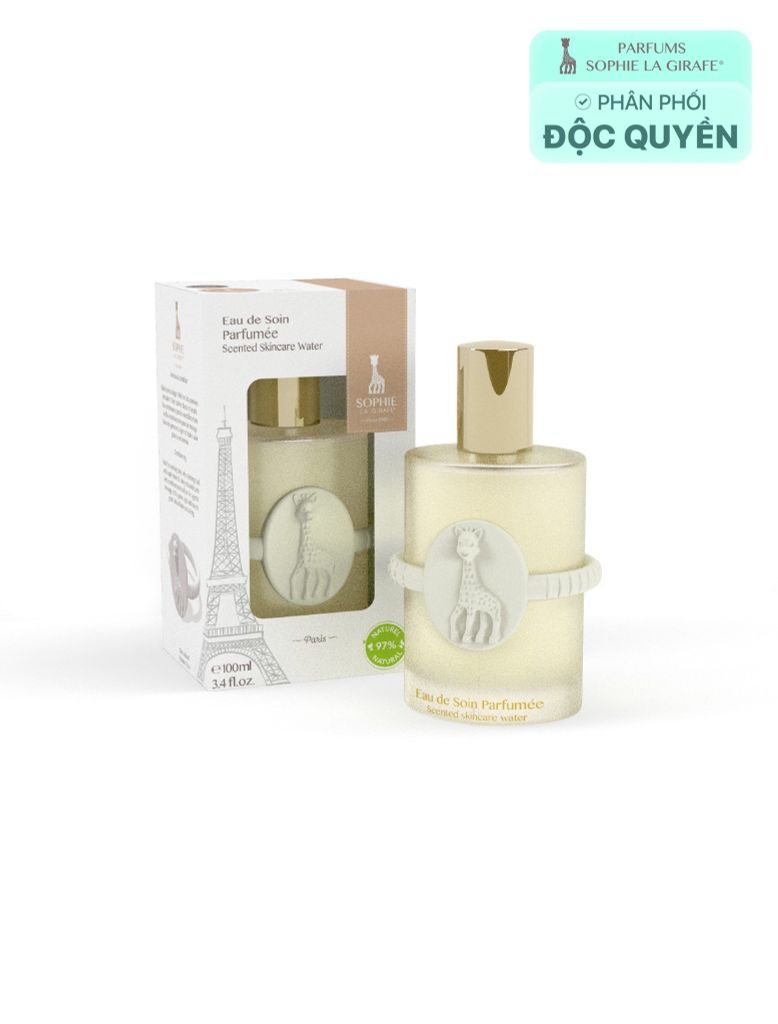 Nước Hoa Em Bé từ 0 tháng tuổi Sophie la Girafe Eau de Soin 100ml