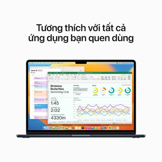 MacBook Air 15 inch M2 (8GB RAM | 256GB - 512GB SSD) Chính hãng VN