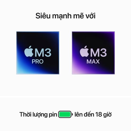 MacBook Pro 14 inch M3 Max 2023 (36GB RAM| 30 Core GPU| 1TB SSD) Chính hãng VN