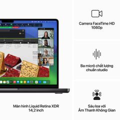 MacBook Pro 16 inch M3 Max 2023 (36GB RAM| 30 core GPU| 1TB SSD) Chính hãng VN