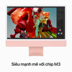 iMac M3 2023 24 inch (10 Core GPU/8GB/256GB) Chính hãng VN