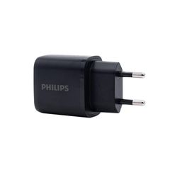 Củ sạc nhanh Philips DLP4327 PD25W + QC3.0 màu đen