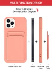 Ốp Lưng Mipow iPhone 15 Pro Max Card Bag Tpu Leather Case - Hồng