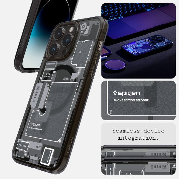 Ốp Lưng Spigen iPhone 14 Pro Max Ultra Hybrid Zero One Magfit (Magsafe)