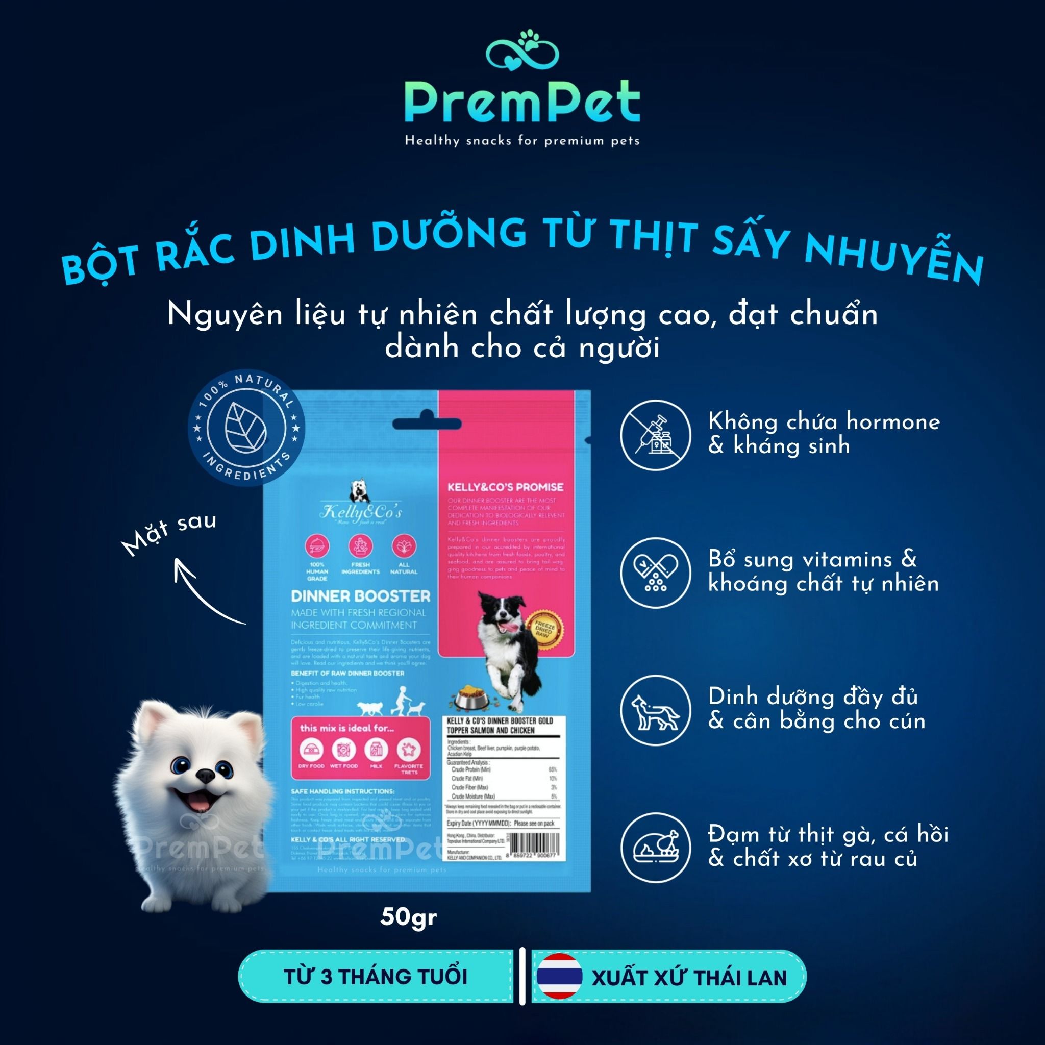 Combo Kích Vị Giác - Hết Biếng Ăn cho Chó từ 3 tháng tuổi