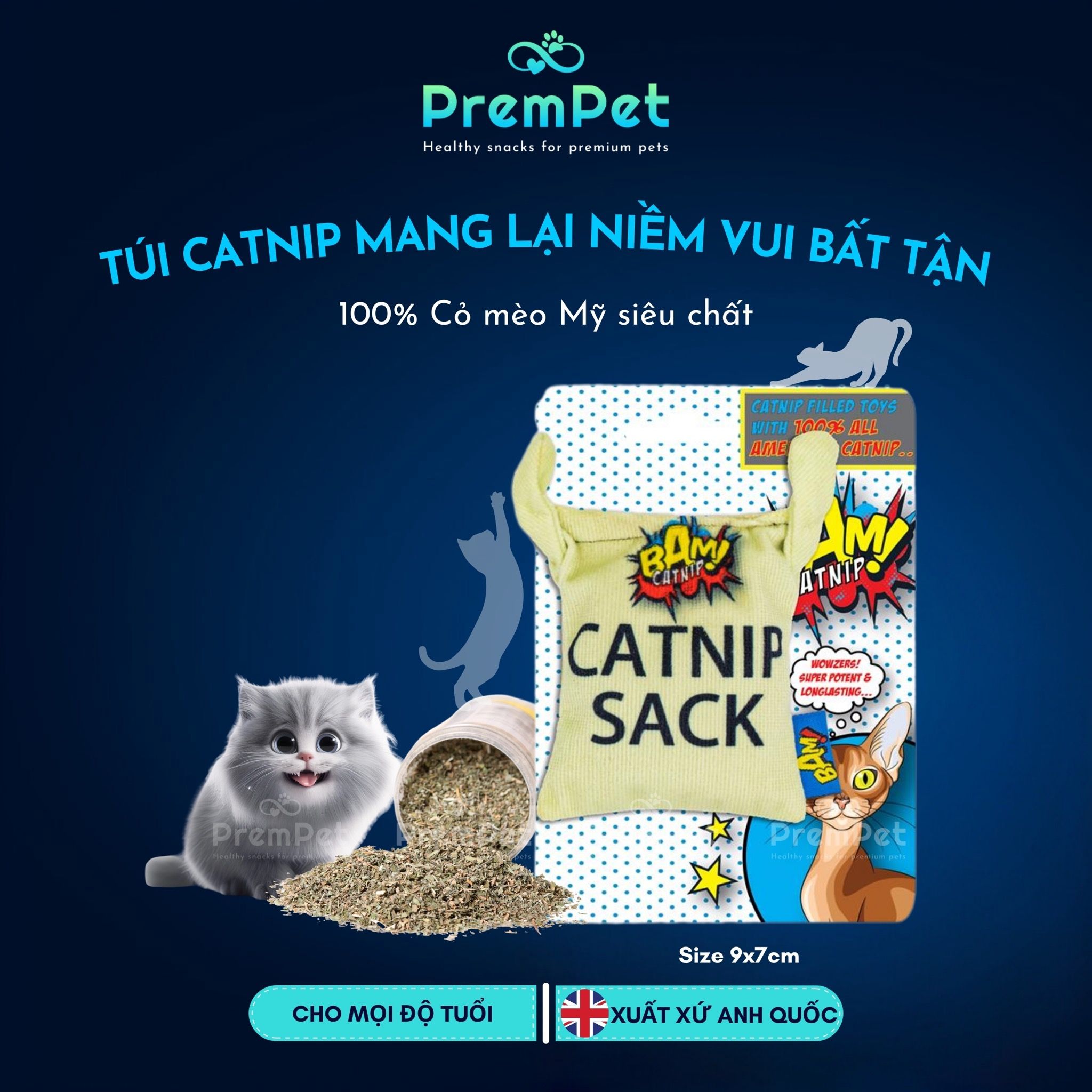 Combo Catnip & Chill cho Mèo từ 2 tháng tuổi