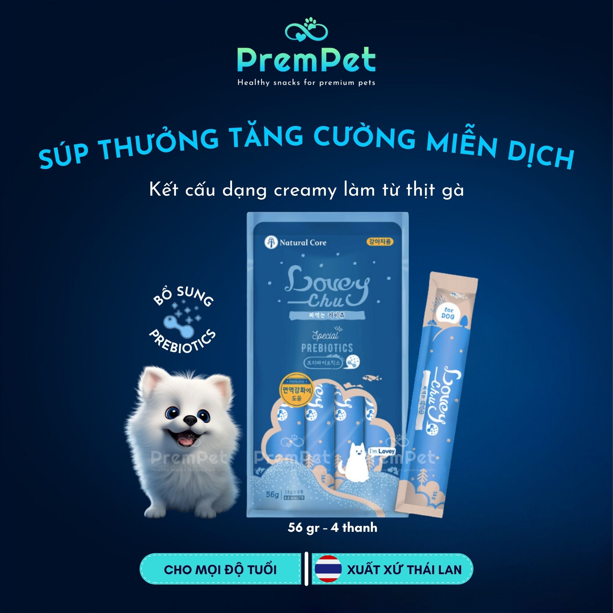 Combo Tiêu Hóa Khỏe - Đề Kháng Tốt cho Chó mọi độ tuổi