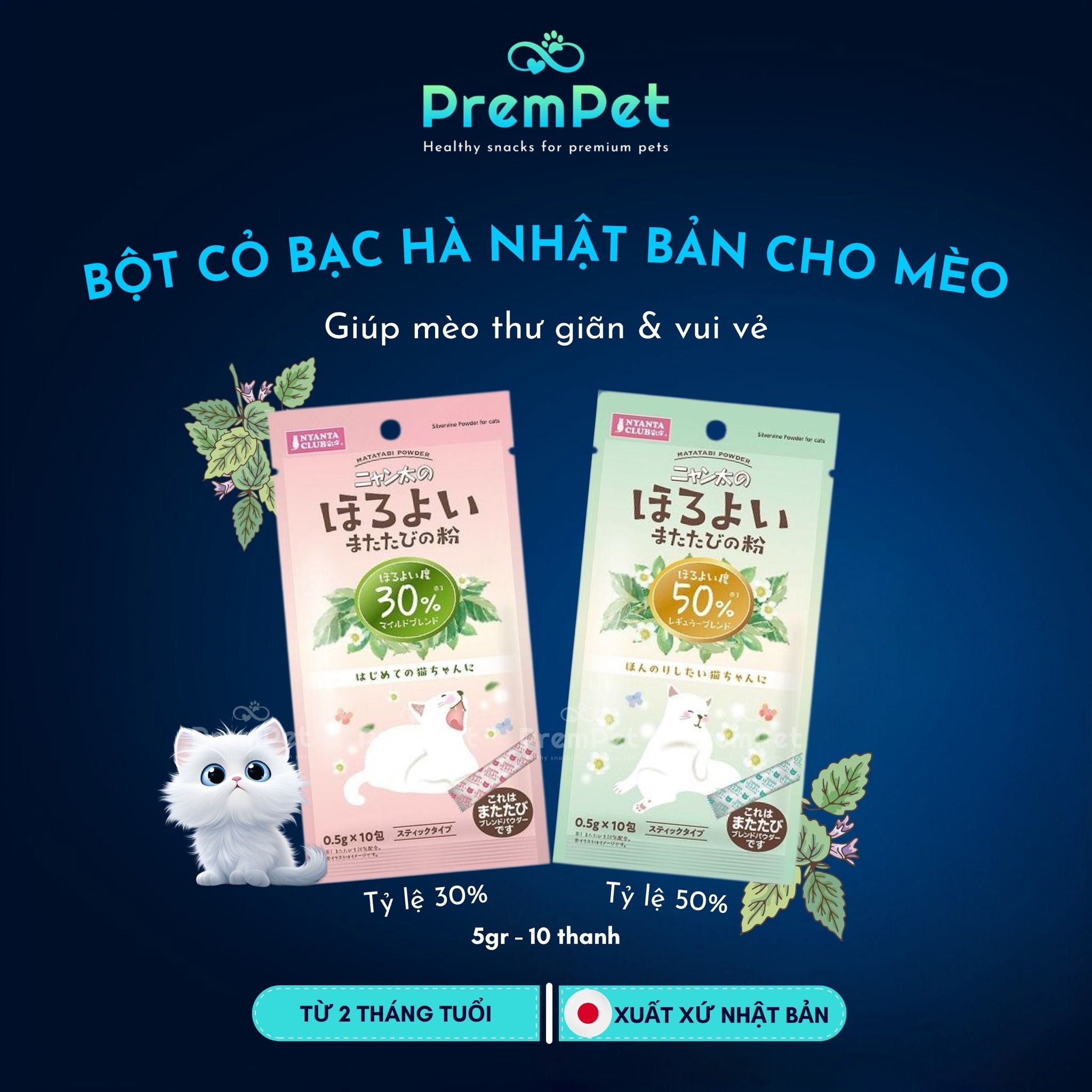 Combo Catnip & Chill cho Mèo từ 2 tháng tuổi