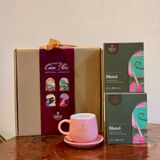 Bộ quà tặng 2 cà phê túi lọc 100% Arabica/Blend + Ly gốm