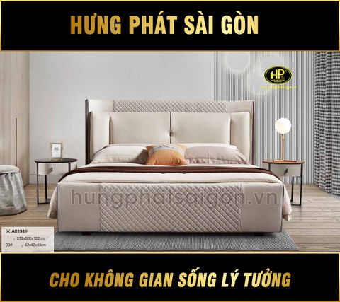 Giường Da Cho Phòng Ngủ Hiện Đại TP-A8191