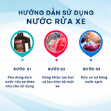  Nước Rửa Xe 1000ml (1 lít) Chai Vuông 