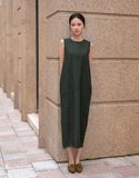 Đầm Dressmate tubi xanh rêu