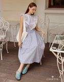 Đầm Lily Maid caro đậm