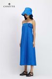 Đầm Lily Mixxx form A xanh cobalt