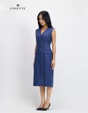 Đầm vest Ruley denim