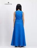 Đầm Lily Mixxx form A xanh cobalt