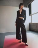 Quần tây 2 bản lưng đen