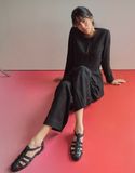 Quần tây xếp ly đen