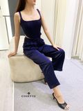 Áo 2 dây gọng sườn xanh đen